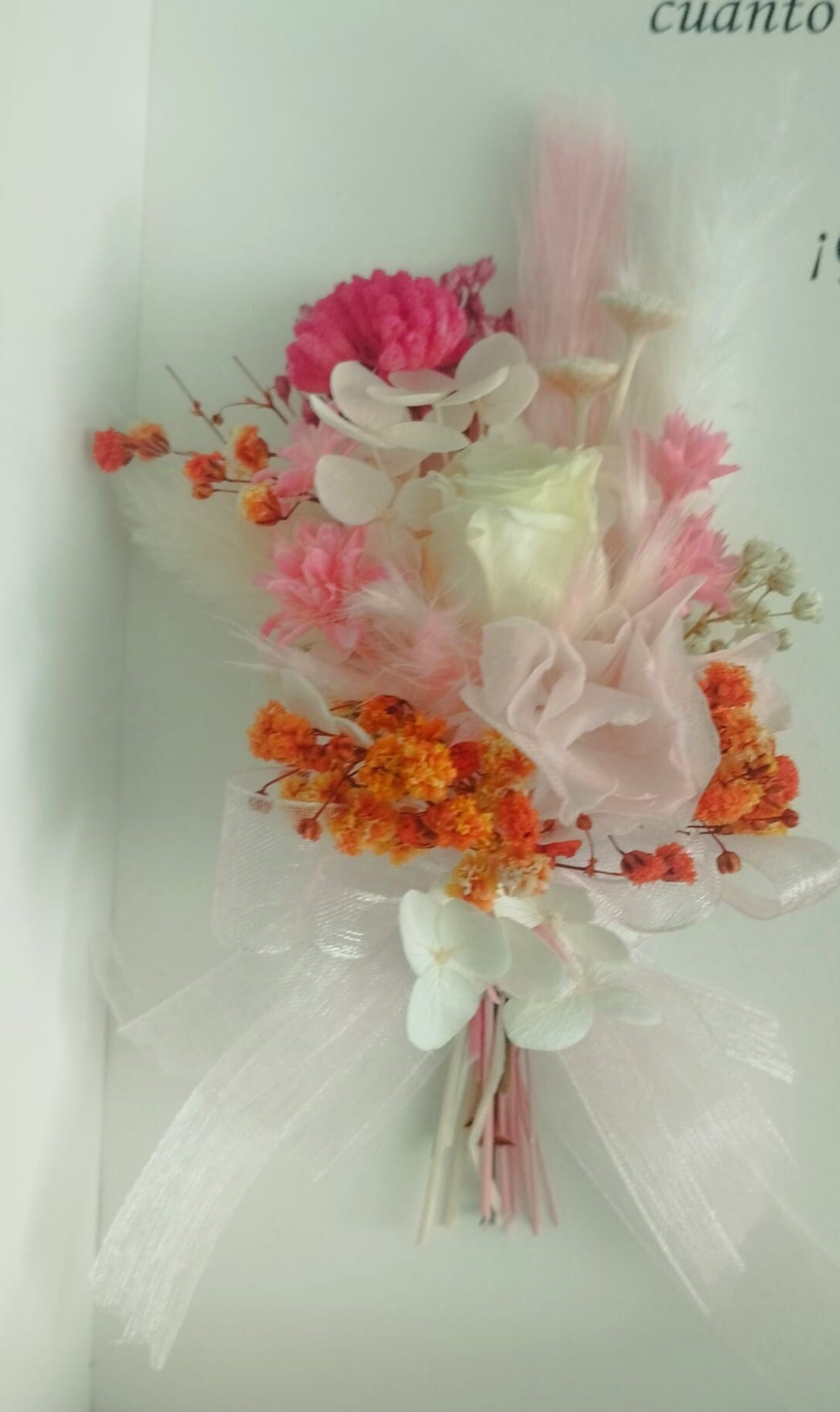 Regalo para madres en boda Marco personalizado, flor preservada y dedicatoria co - 3