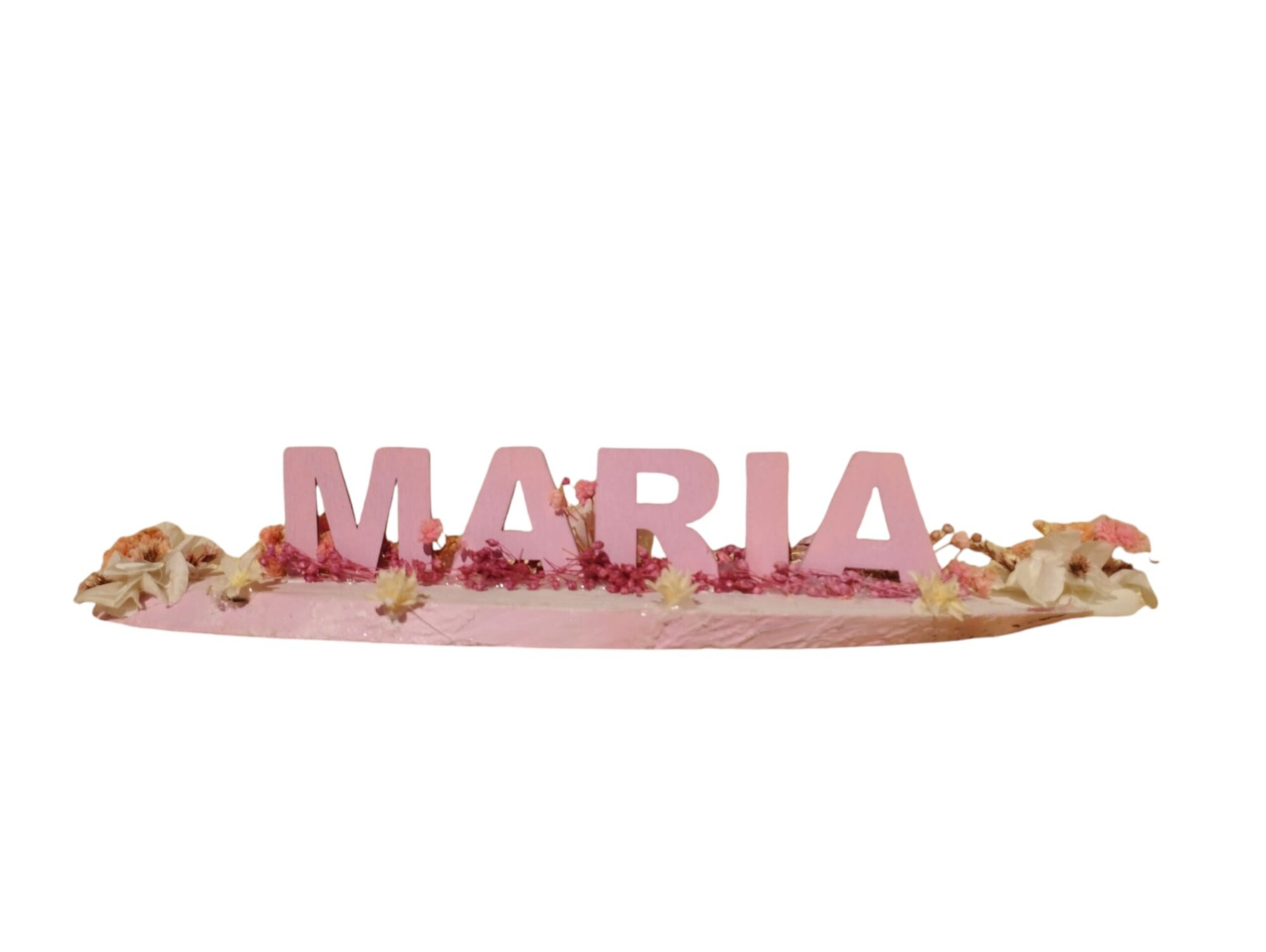 REGALO ORIGINAL LETRA MADERA DECORACIÓN FLOR PRESERVADA | BODAS BAUTIZOS CUMPLEA - 2